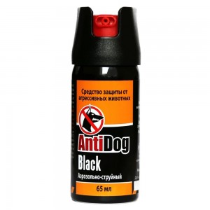 Газовый баллончик AntiDog Black